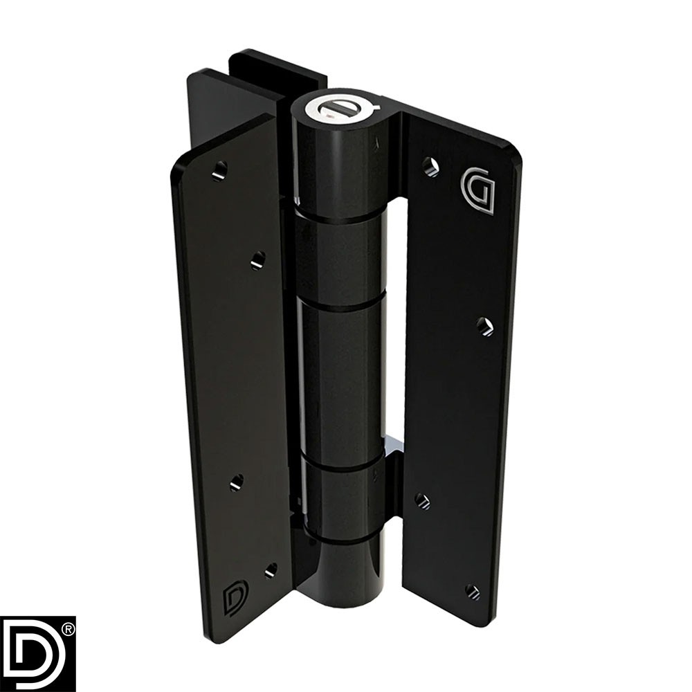 KwikFit Aluminium General Purpose Hinge Wall/Post Mount, Self Close, 19mm Gap