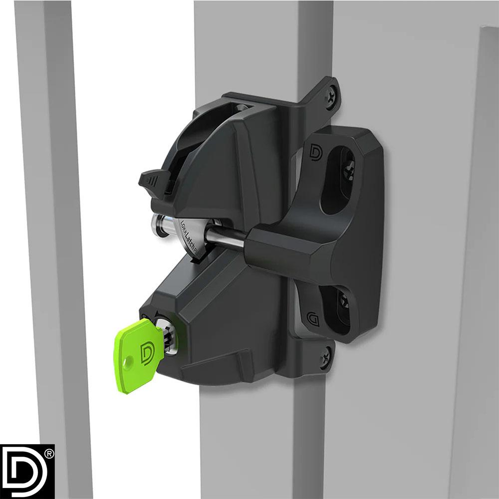 Premium Privacy & Security Gate Latch Keyed Alike - Long Bolt - F H Brundle