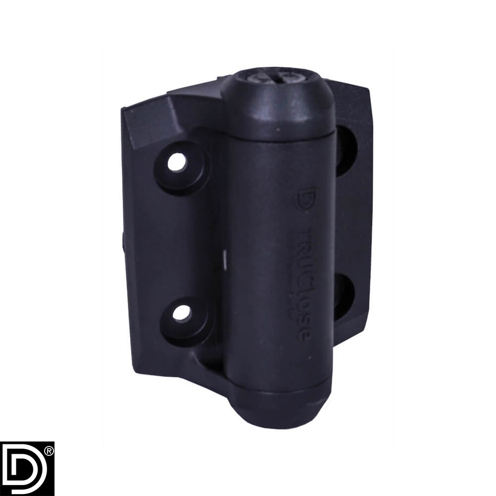 Vinyl Truclose Regular Hinge (Black trims) For Metal gates