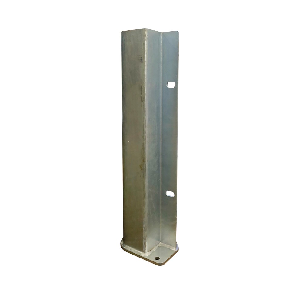 Column Protection Post - 760mm High Base Plated - incl. 4off 16x125mm Bolts