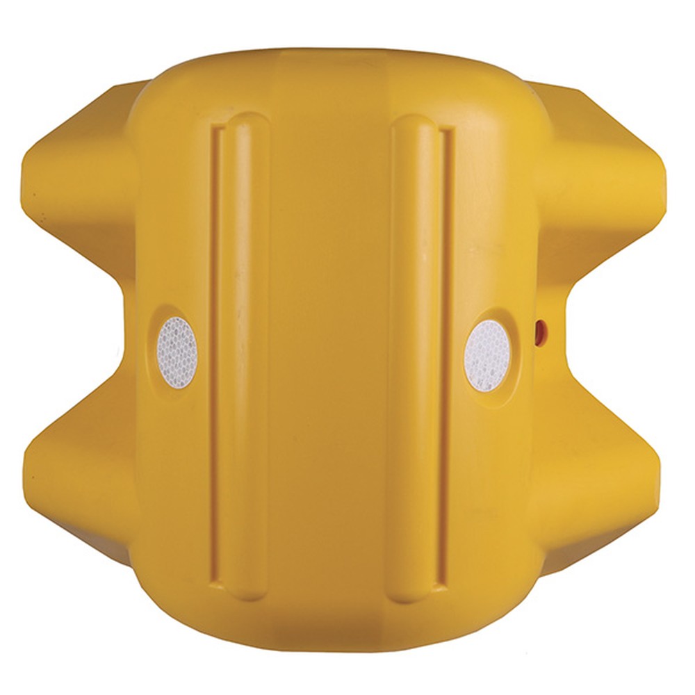 Polymer 90 Degree External Corner With Reflectors - Yellow