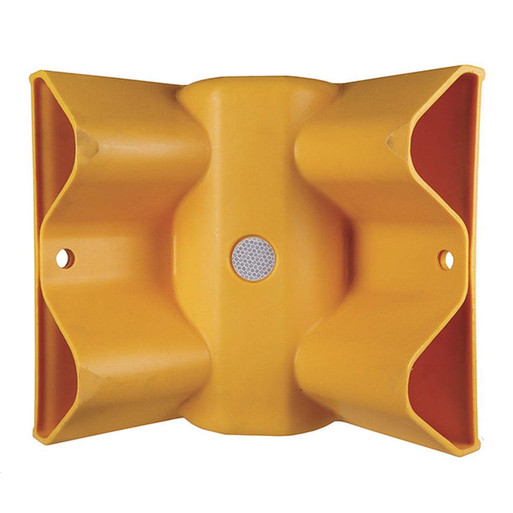 Polymer 90 Degree Internal Corner With Reflectors - Yellow