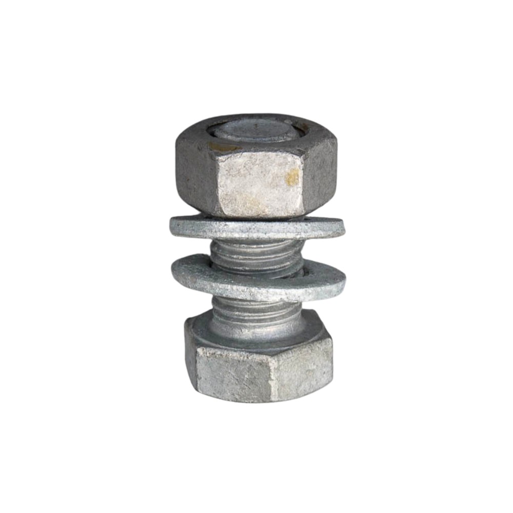 Armco Barrier Lap Bolts & Nuts M16x35mm Fixings