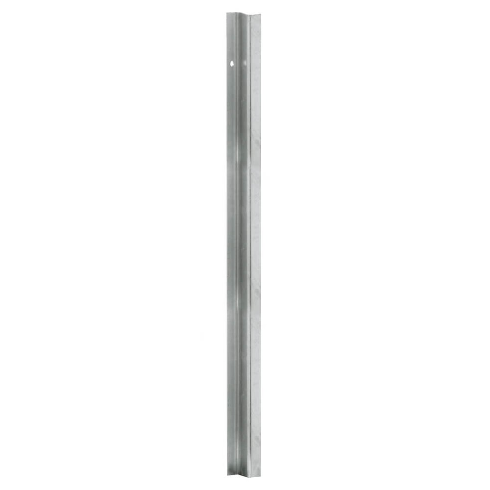 1200mm Armco Barrier Z Post 125x80x4mm 2 Hole Fixings