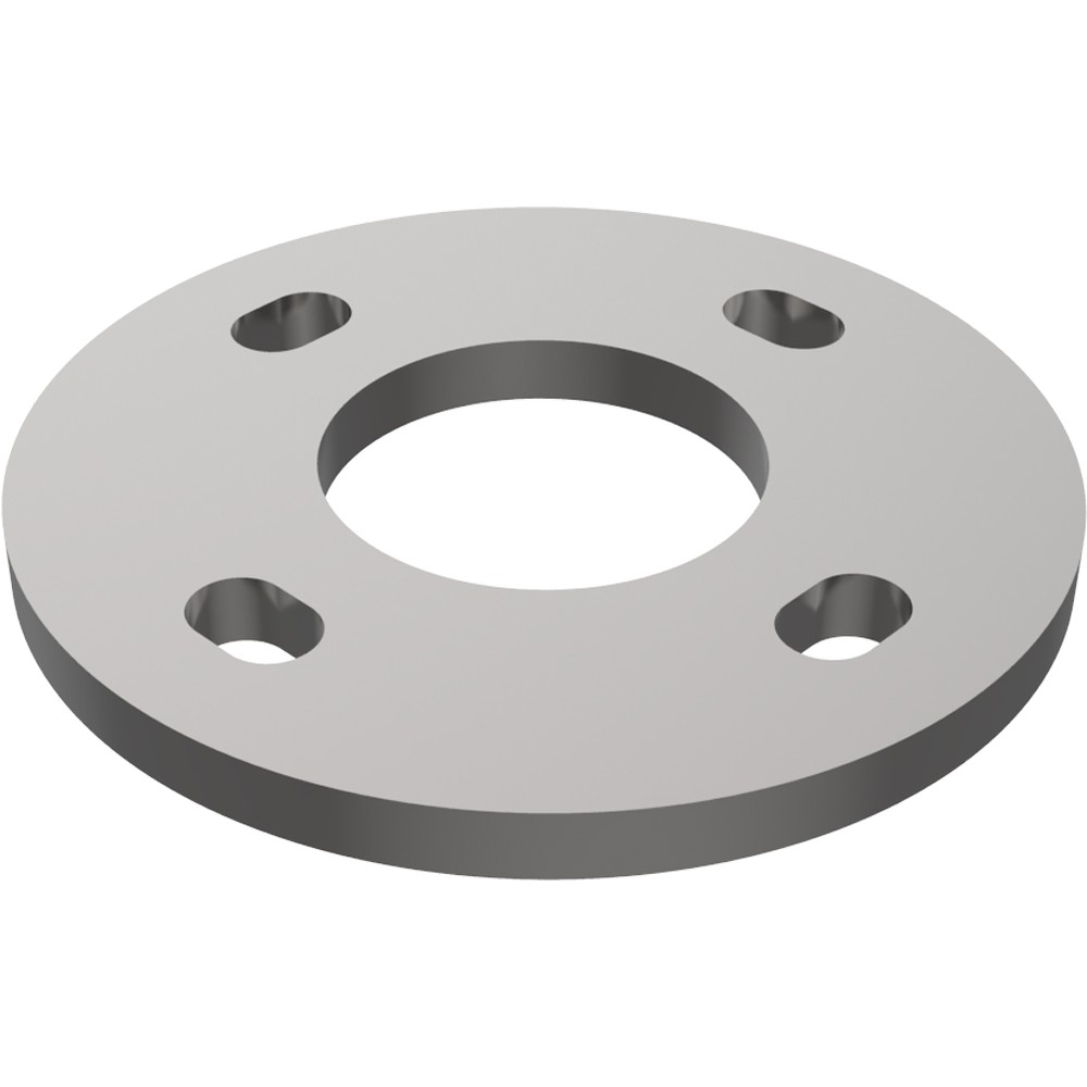Round Base Plate - To suit 33.7mm Self Colour (Q235)
