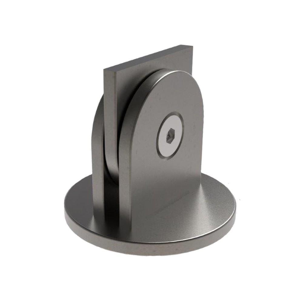 Adjustable Handrail Connector - Threaded To suit 42.4mm Tube - Mild Steel