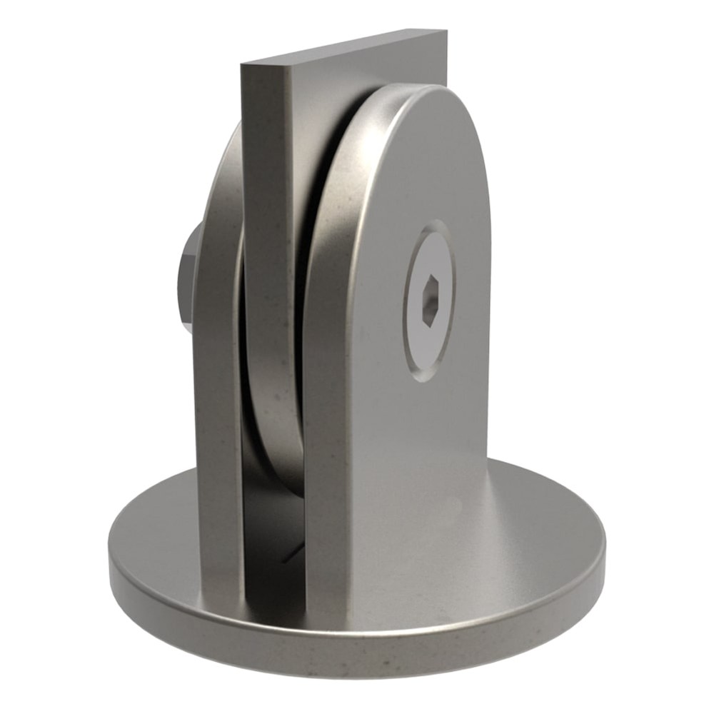 Adjustable Handrail Connector - Bolted To suit 48.3mm Tube - Mild Steel