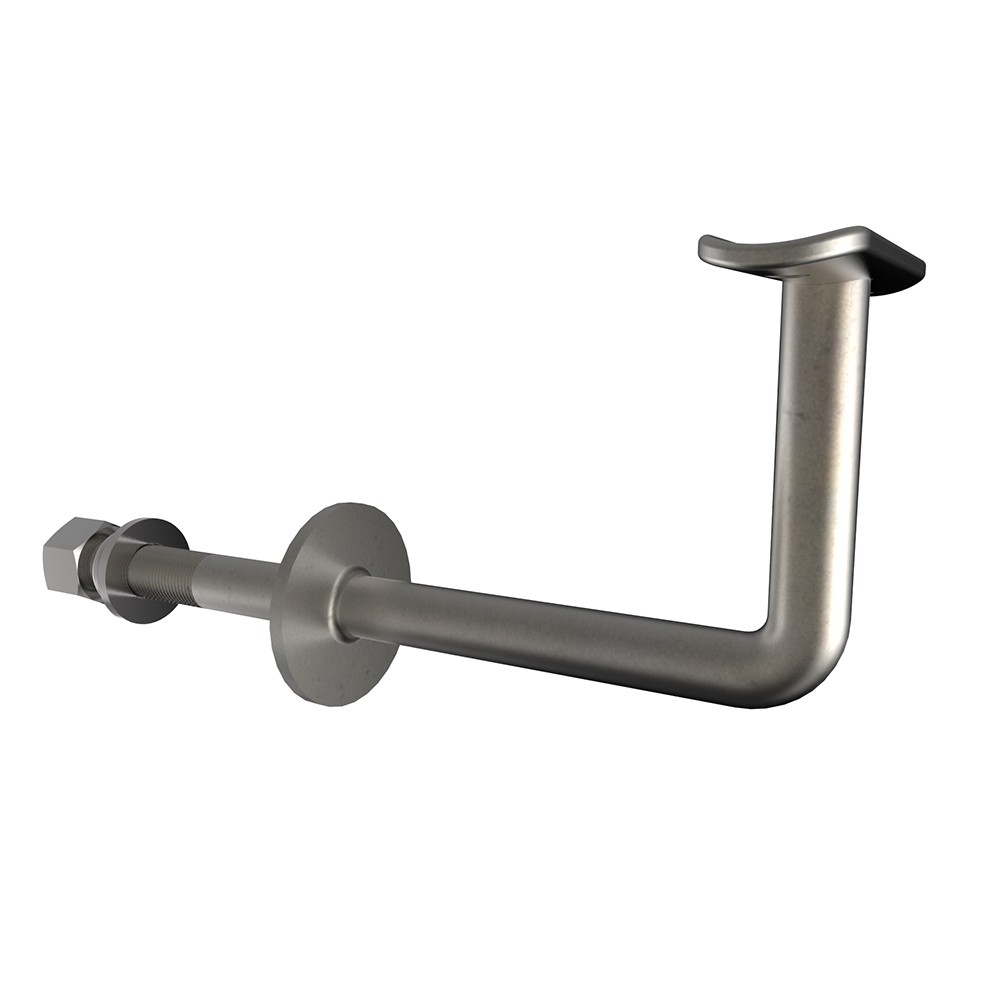 Galvanised Handrail Bracket - With washer - Saddle to suit 48.3mm tube