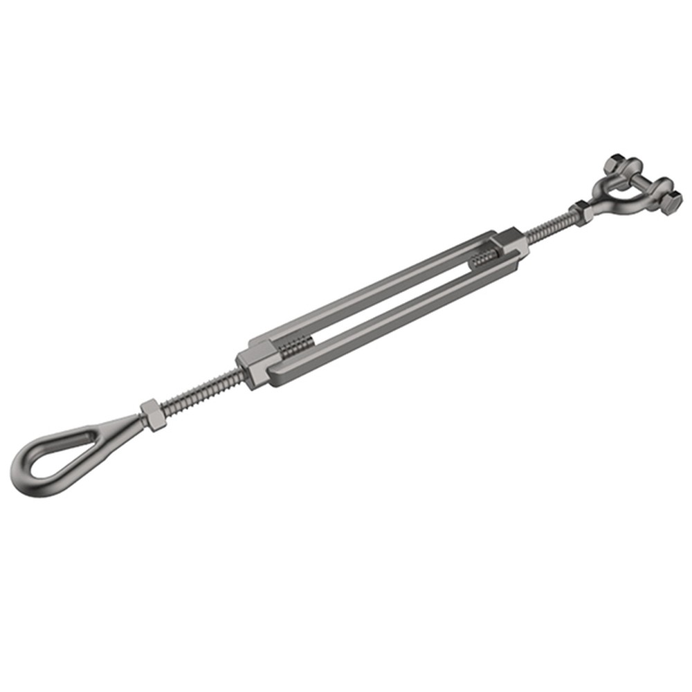 Drop Forged Turnbuckle - 6 x 100mm Galvanised
