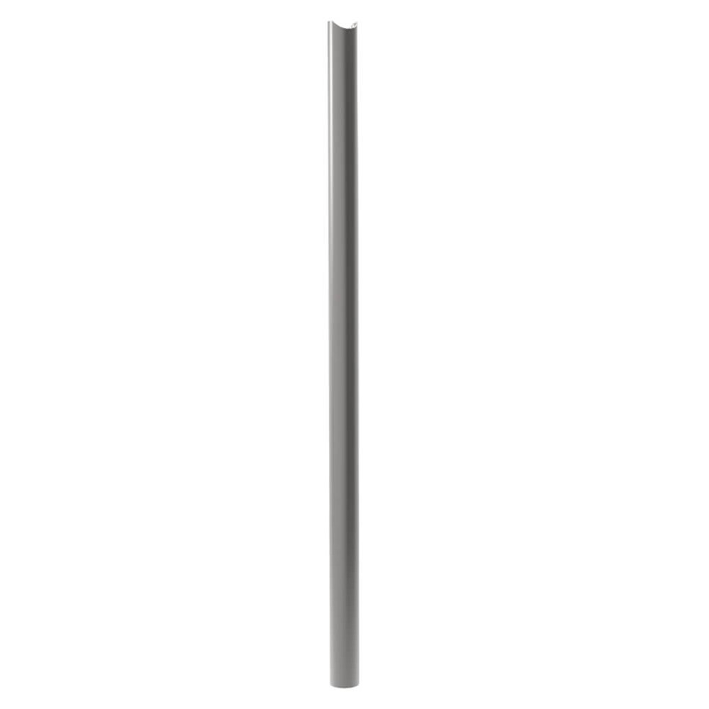 Plain Notched Post - 1065mm Long 48.3mm O/D Tube - Mild Steel