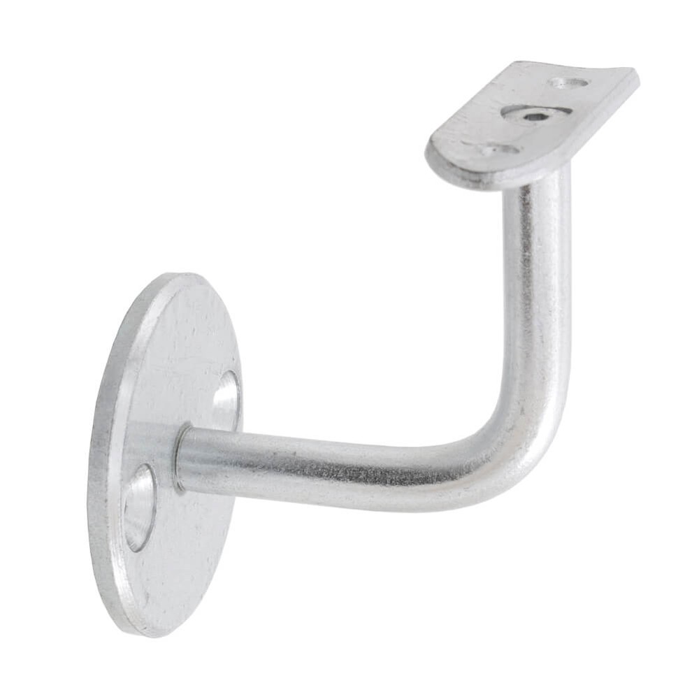 Handrail Bracket Zinc Plated With Mounting Plate
