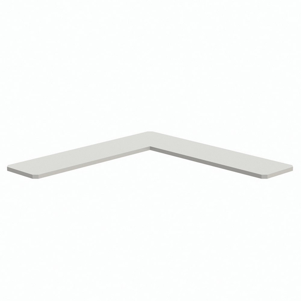 90 Degree Corner Internal Connector Satin Anodised