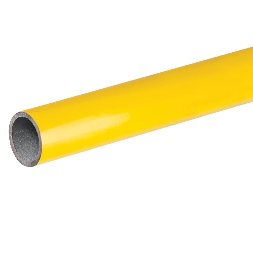 Galvanised 'C' Tube 42.4mm O/Dia Medium Length Approx 1050mm PPC Yellow RAL 1012