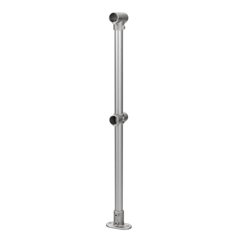 Tube Clamp / Key Clamp Intermediate Post - C Tube (42.4mm)1100mm Finished Handrail Height