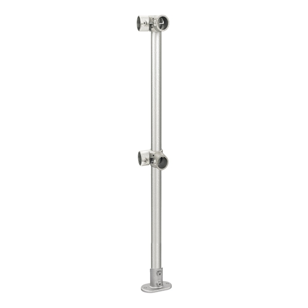 Variable Corner Post - C Tube 42.4mm Dia 1100mm Finished Handrail Height