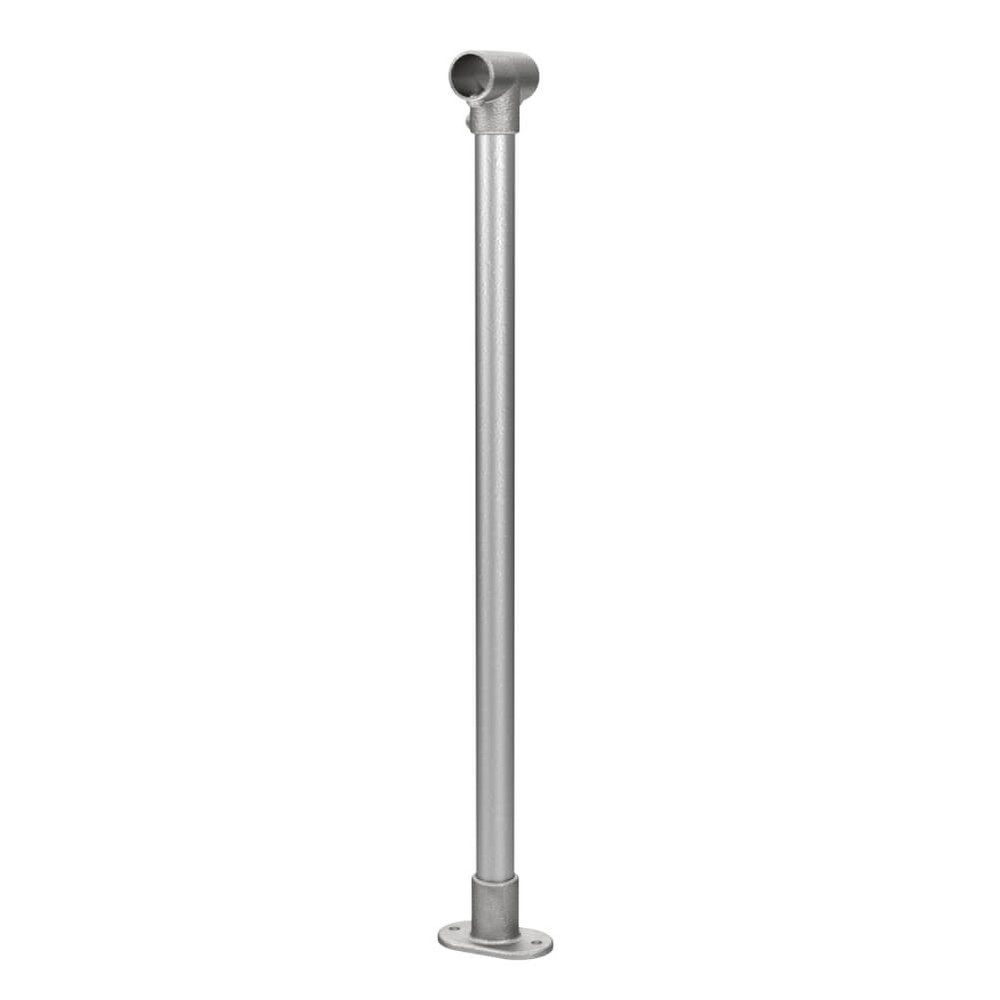Tube Clamp / Key Clamp Mid Post - C Tube (42.4mm) 1100mm Finished Handrail Height