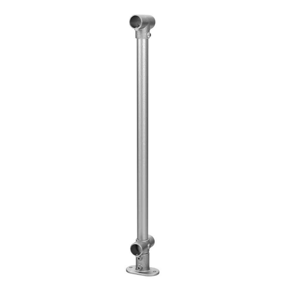 Tube Clamp Intermediate Post - D Tube (48.3mm)1100mm Finished Handrail Height