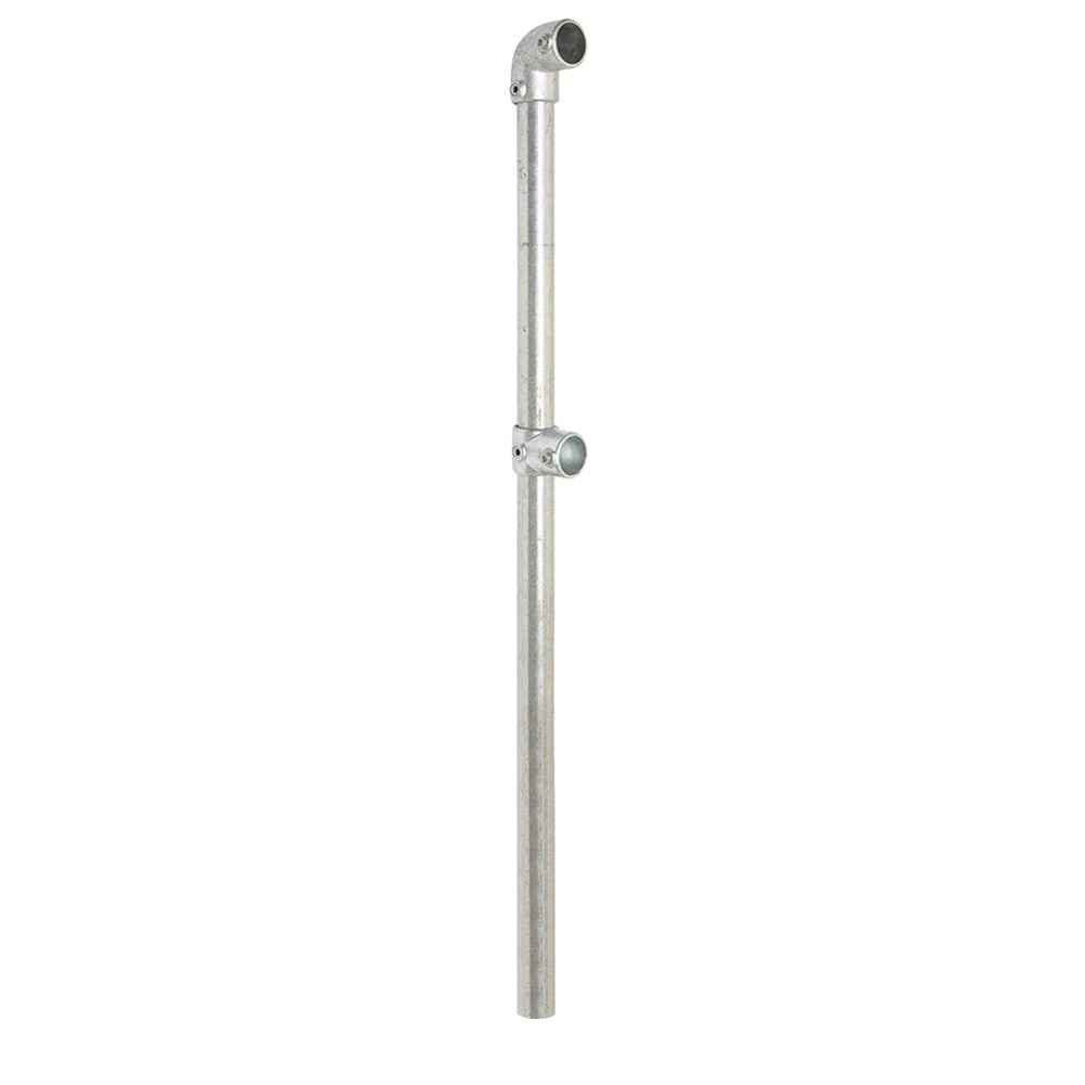 Concrete In End Post - C Tube (42.4mm) 1100mm Finished Handrail Height