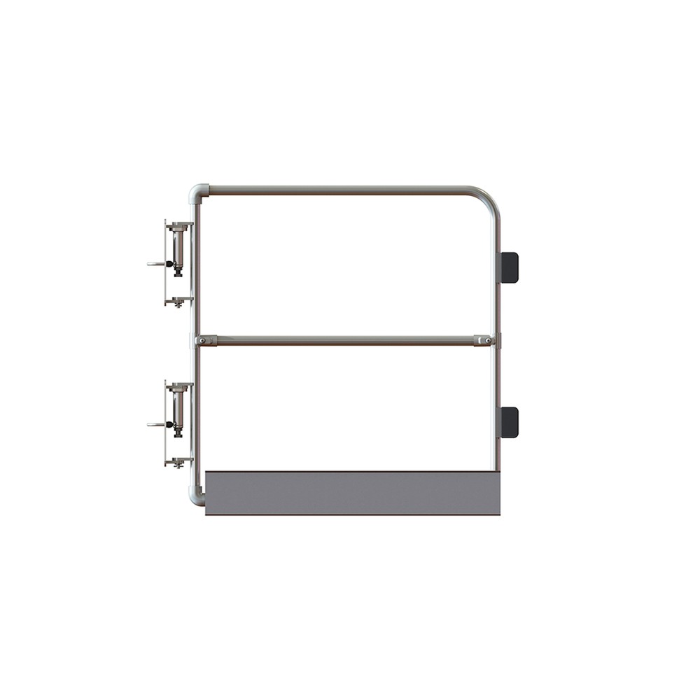 Self Closing Full Single Safety Gate 1065mm x 1000mm Wide - Galvanised Finish