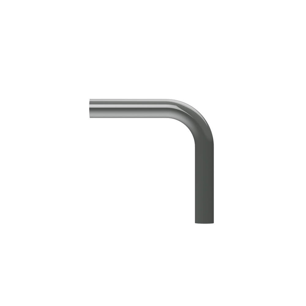 Stargard flex 42.4mm Grey PVC Coated - 90 Degree Bend 33.7mm Galvanised Tube Core - 500mm Legs