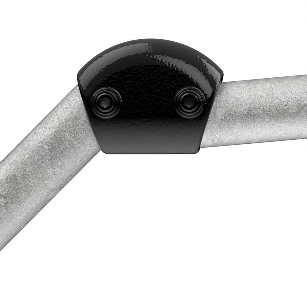 15-60 Degree Elbow For 42.4mm Tube - Black Powder Coated