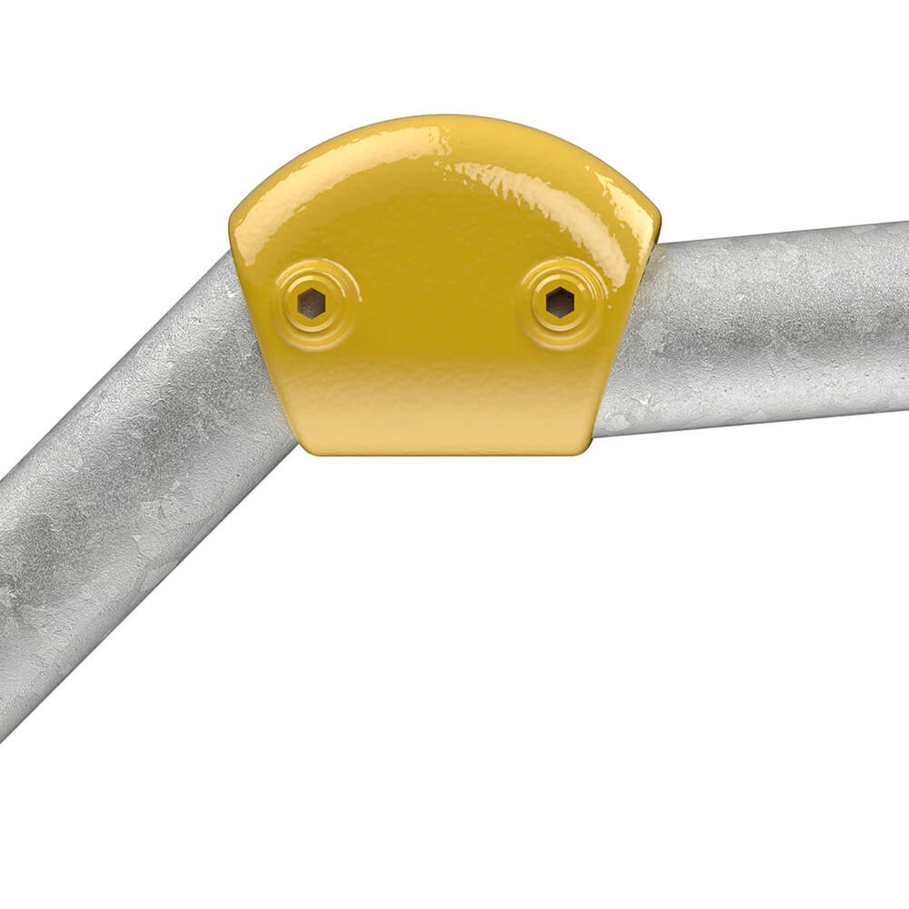 15-60 Degree Elbow For 48.3mm Tube - yellow Powder Coated