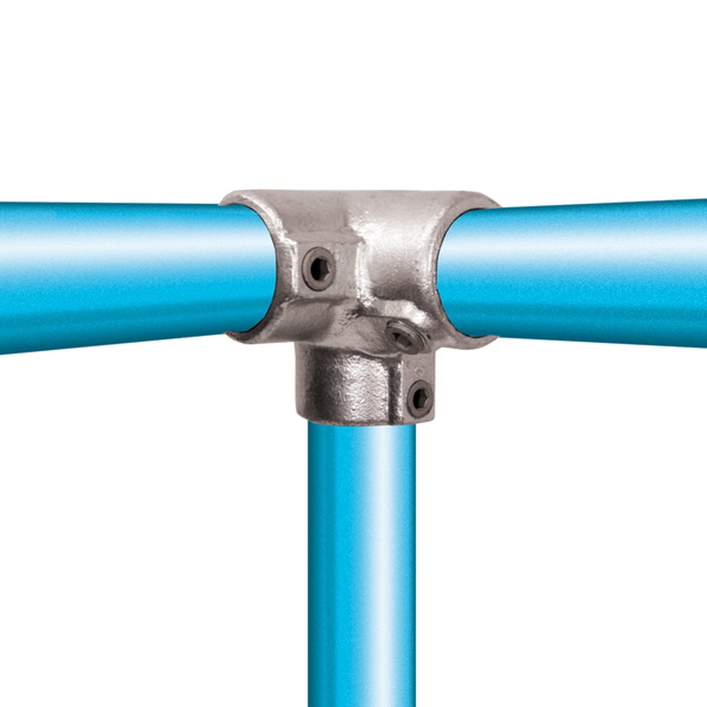 Tube Clamp / Key Clamp 128C (42.4mm) 3 Way 90 Degree Elbow