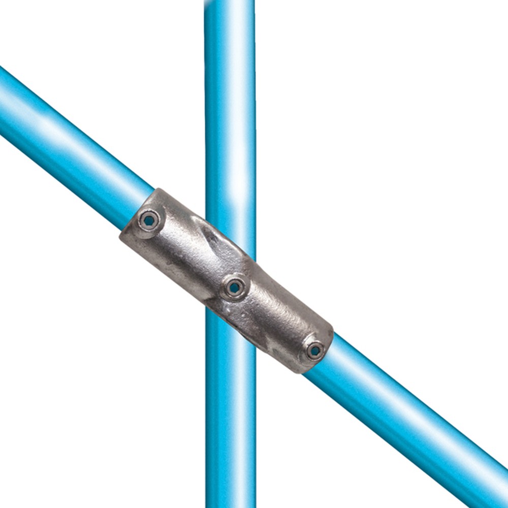 Tube Clamp / Key Clamp 130C (42.4mm) Adjustable 2 Socket Cross