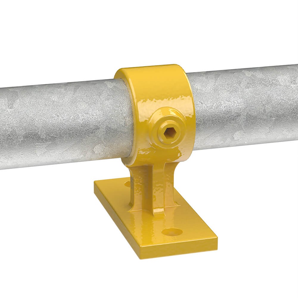 Handrail Bracket For 48.3mm Tube - Yellow Powder Coated