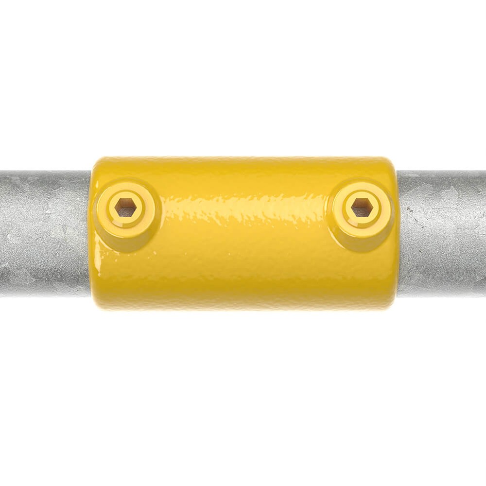 Sleeve Joint For 42.4mm Tube - Yellow Powder Coated