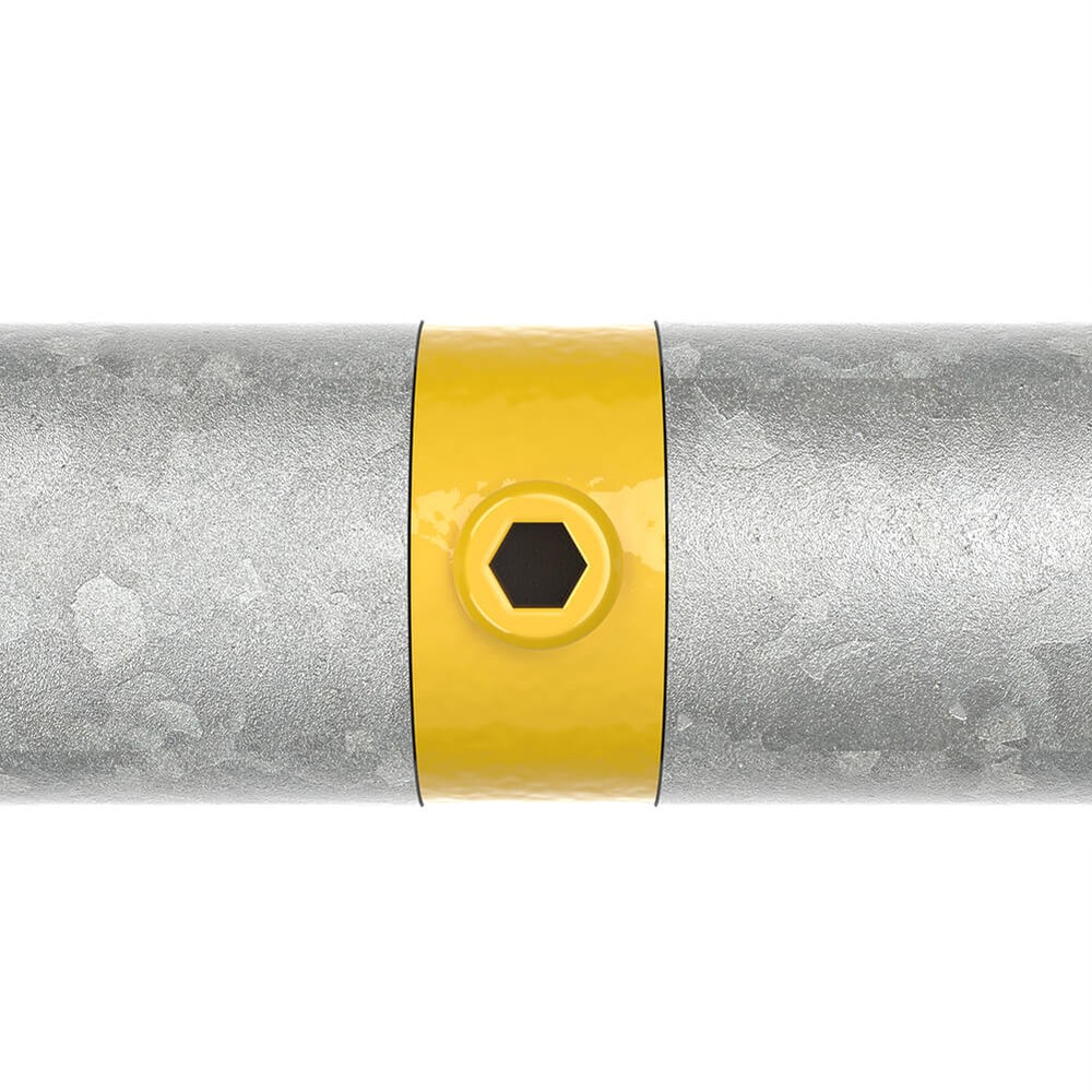 Internal Joint For 42.4mm Tube - Yellow Powder Coated