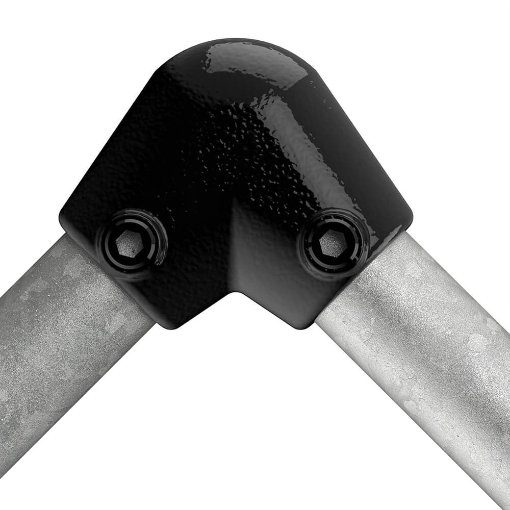 Elbow For Gradient For 42.4mm Tube - Black Powder Coated
