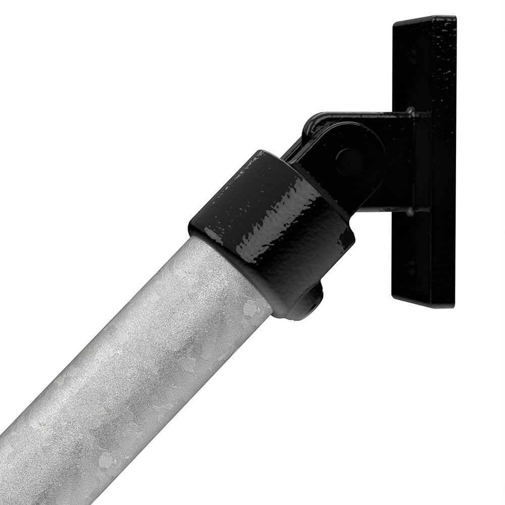 Swivel Base For 42.4mm Tube - Black Powder Coated