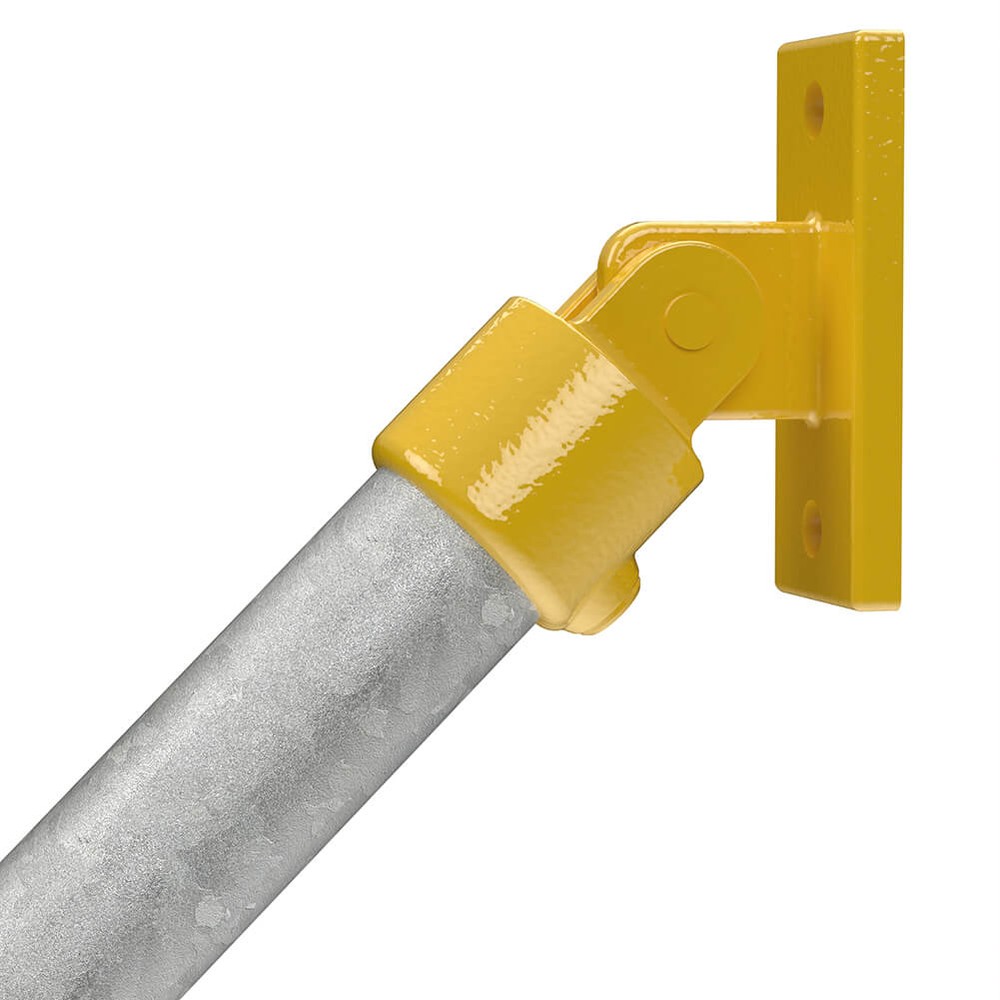 Swivel Base For 48.3mm Tube - Yellow Powder Coated
