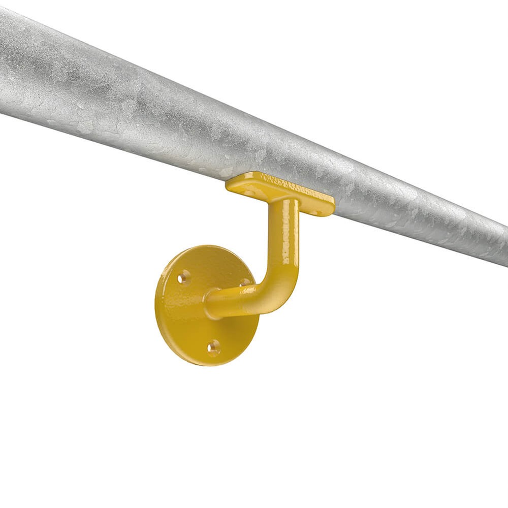 Handrail Bracket For 48.3mm Tube - Yellow Powder Coated