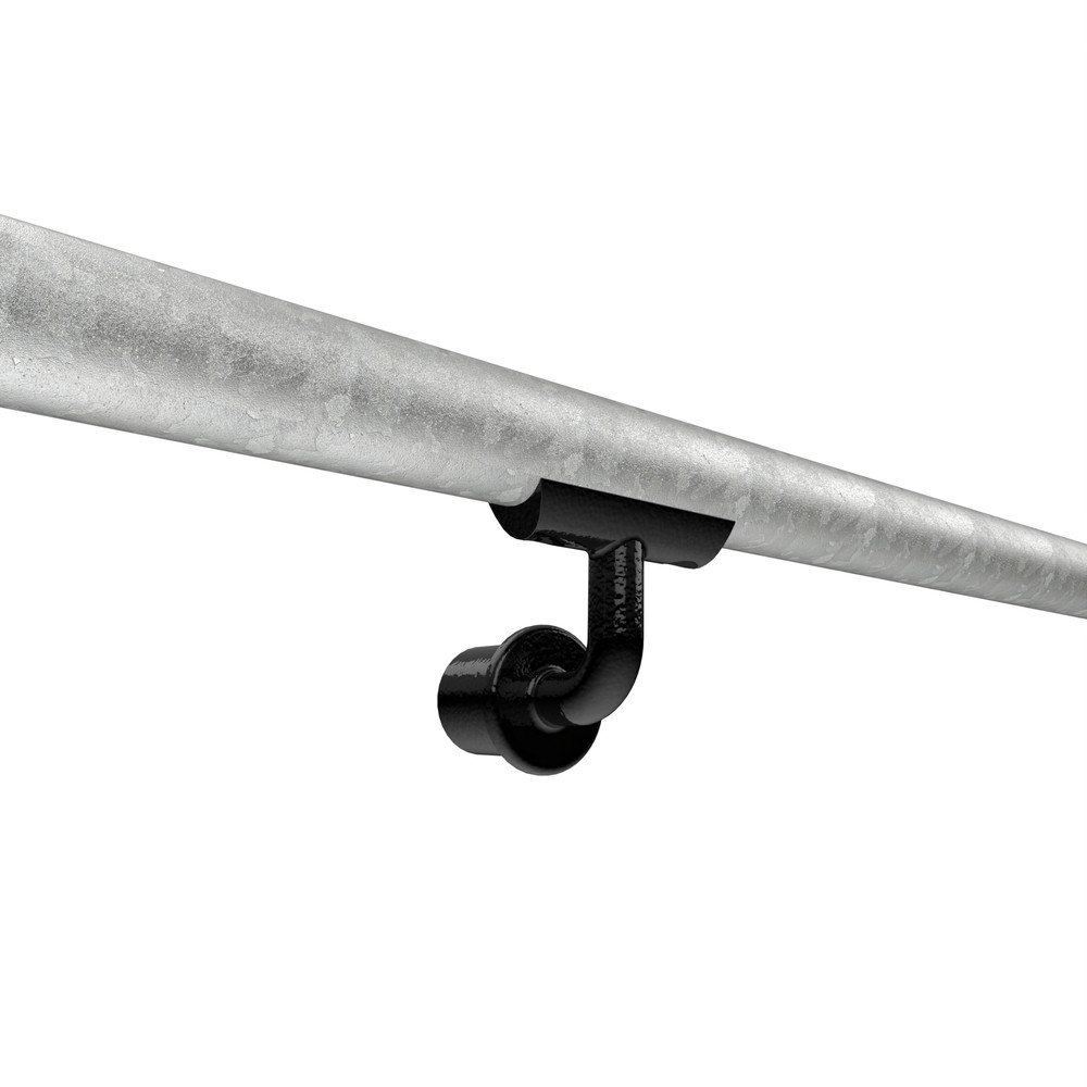Intermediate Bracket For 48.3mm Tube - Black Powder Coated