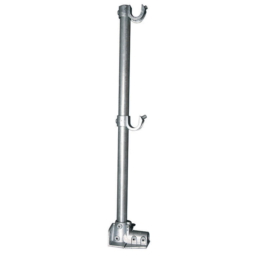 Roof Edge Protection Post 1100mm x 48mm Assembled with hinged Base Foot