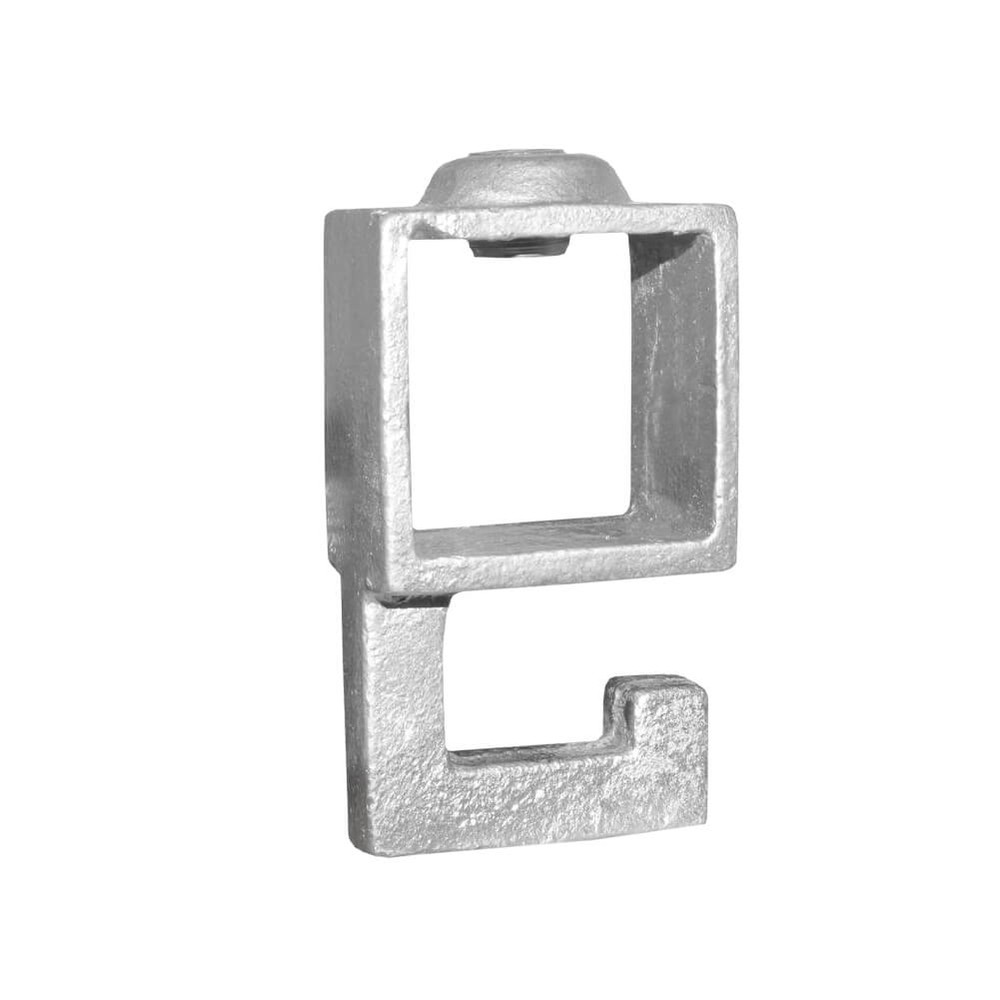 Tube Clamp - Hook Straight 40 x 40mm Square Hollow Section