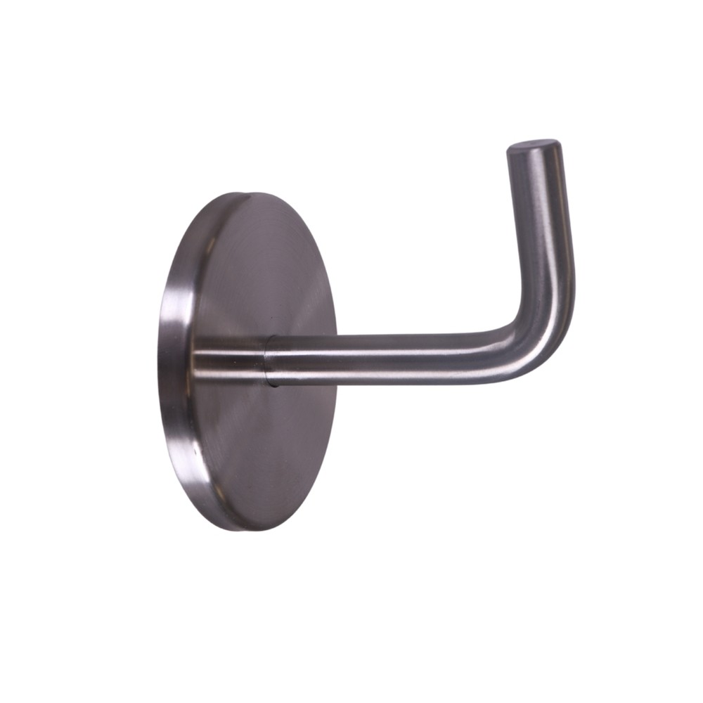 Handrail Bracket 76mm Stainless Steel Satin Finish C/W Cover Plate - 304 Grade