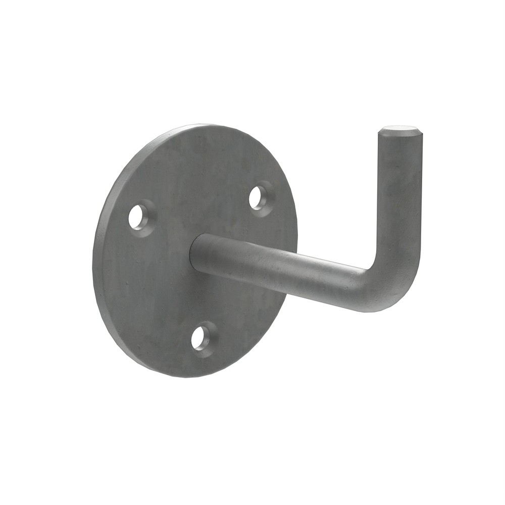 Handrail Bracket Only 90mm Self Colour Mild Steel