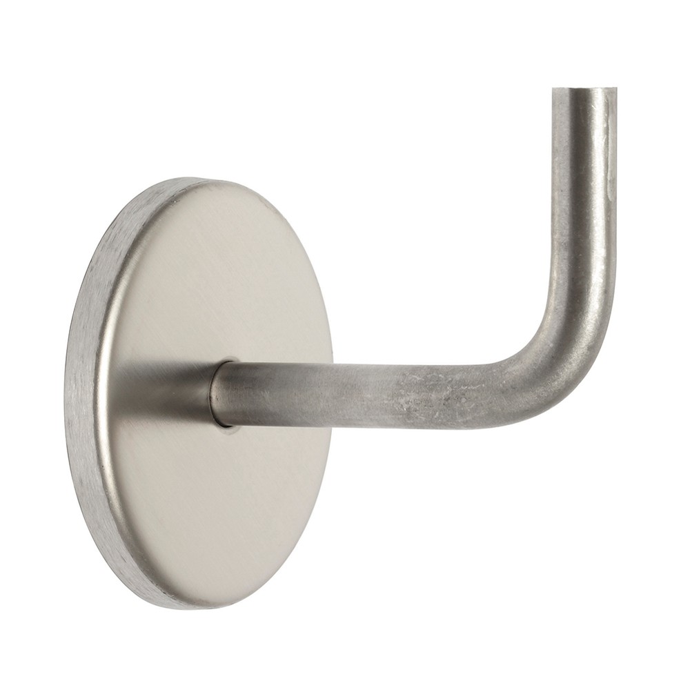Handrail Bracket 76mm Stainless Steel Satin Finish C/W Cover Plate - 316 Grade