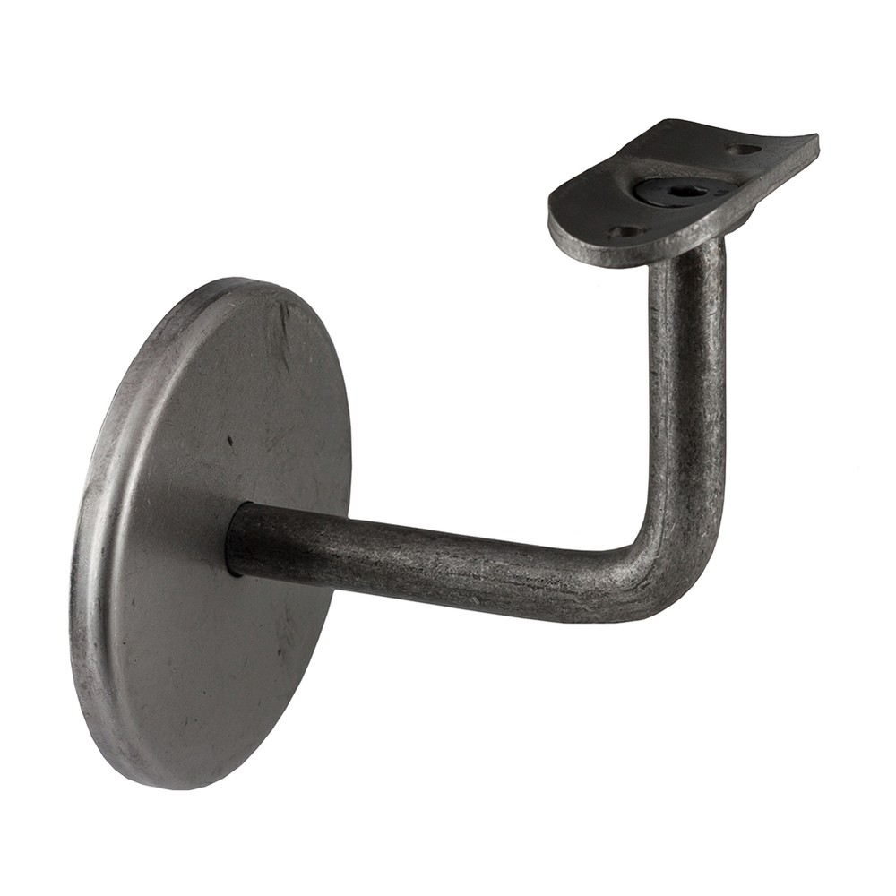 Handrail Bracket - Mild Steel Snap Fit C/W Cover Plate