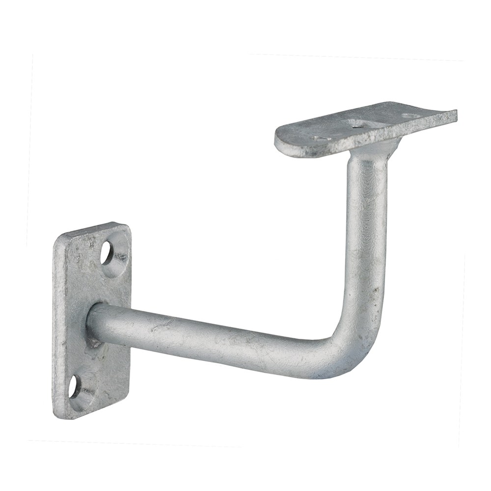 Handrail Bracket HDG Steel With Rectangular Back Plate