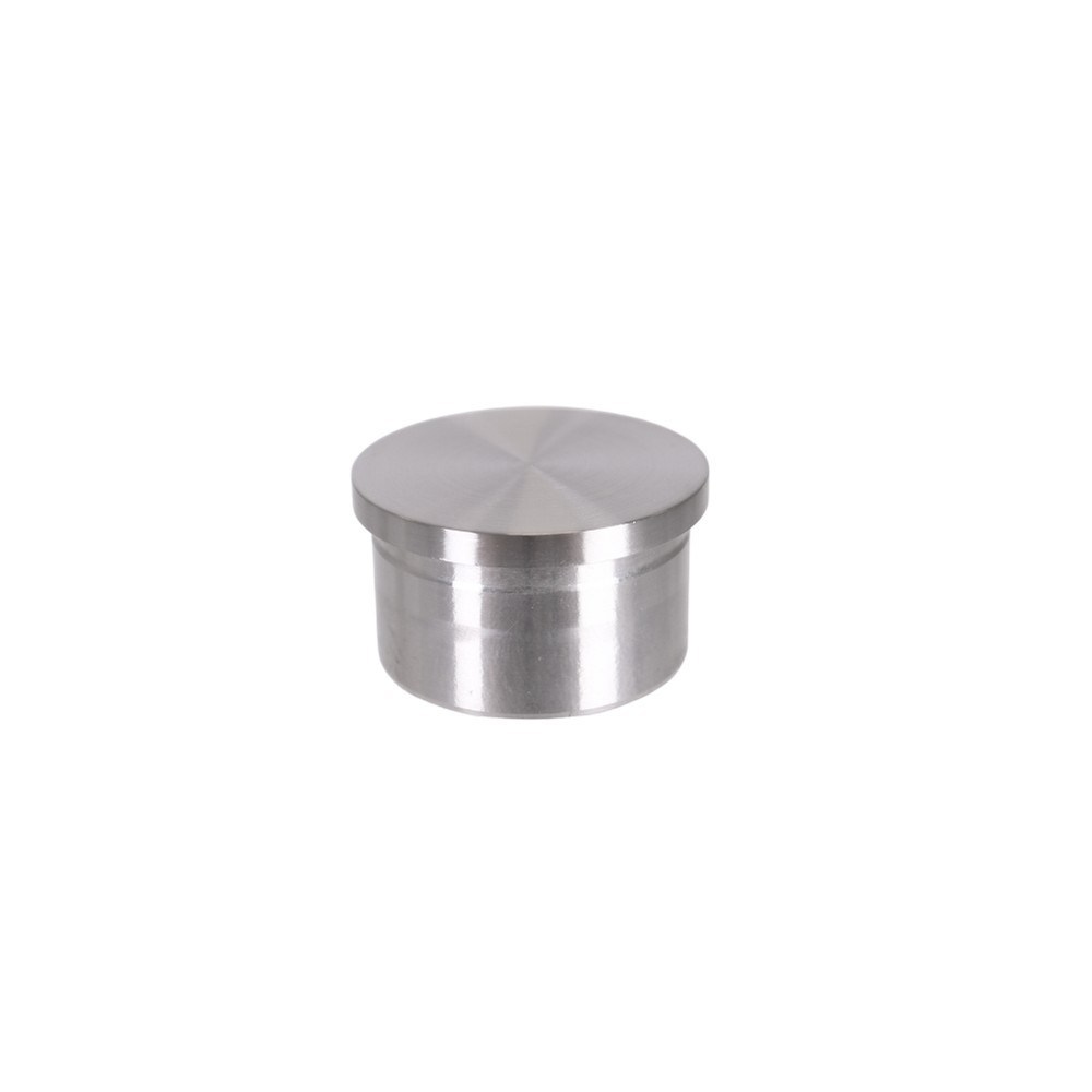 Stainless Steel 304 End Cap Flat Top Glue Fit For 48.3mm Tube