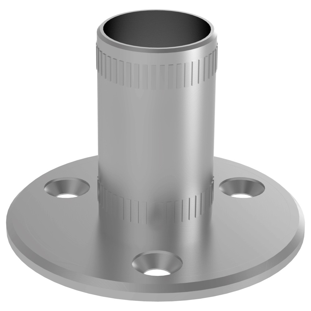 Stainless Steel 304 Internal Fit Rd Hammer Fit Tube Flange For 43.3mm Tube