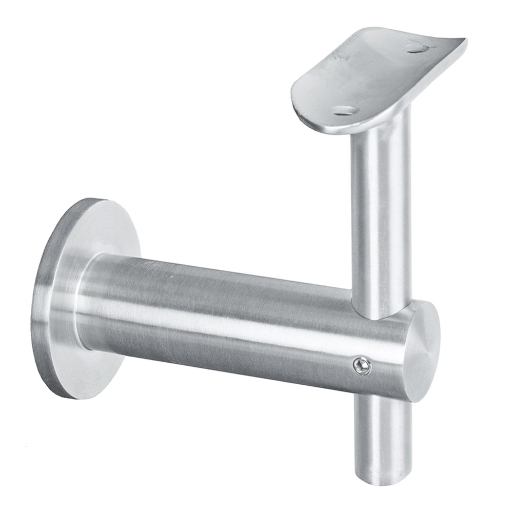 Stainless Steel 304 Handrail Bracket Height Adjustable Wall Mounting 48.3mm Top Fixed Spigot
