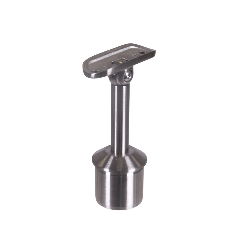 Stainless Steel 304 Handrail Saddle Bracket 42.4mm Adjustable Spigot