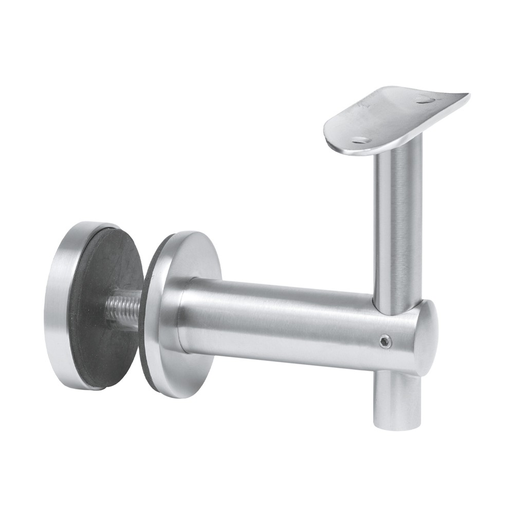 Stainless Steel 304 Handrail Bracket Glass Mounting Fixed Spigot 48.3mm