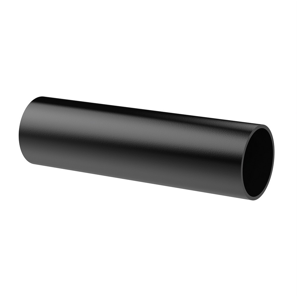 42.4mm Round Tube - Black 1000mm Long