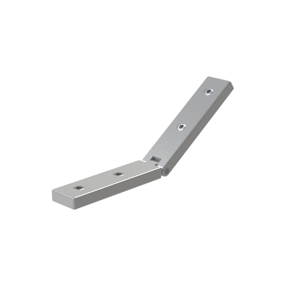 Aluminium 90 - 180 Degree Adjustable Connector Vertical Mill Finish